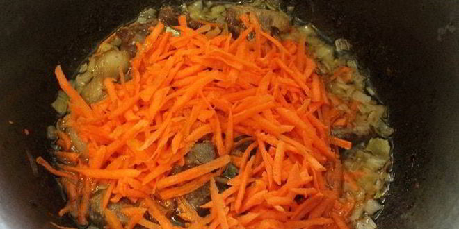 Рецепт пшеничной каши с мясом и тыквой