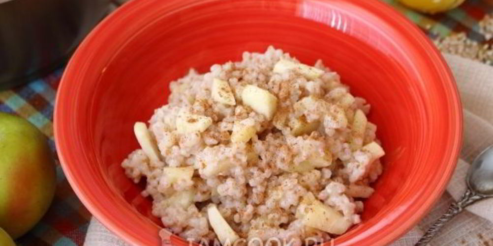 Как приготовить пшеничную кашу с яблоками