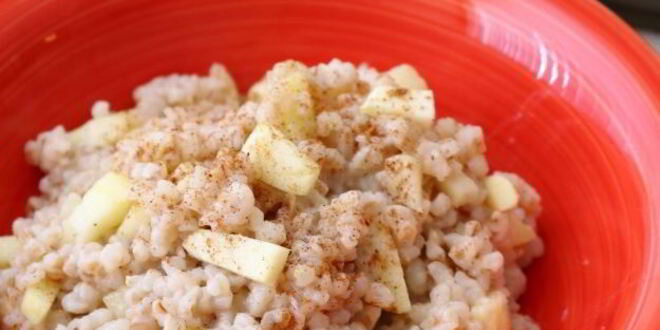 Рецепт пшеничной каши с яблоками