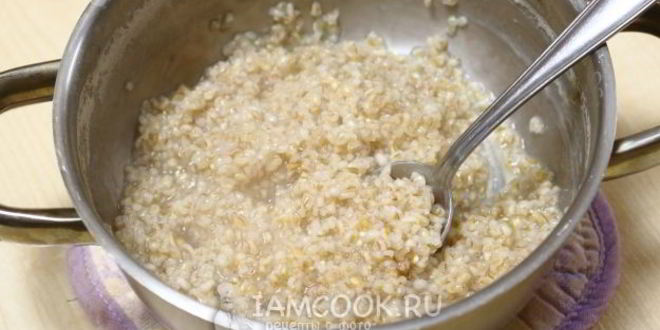 Рецепт пшеничной каши с яблоками