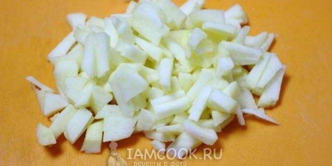 Рецепт пшеничной каши с яблоками