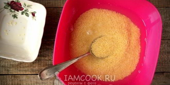 Рецепт пшенной каши на воде в мультиварке