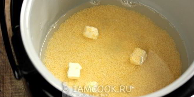 Рецепт пшенной каши на воде в мультиварке