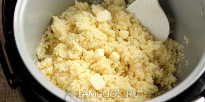 Рецепт пшенной каши на воде в мультиварке