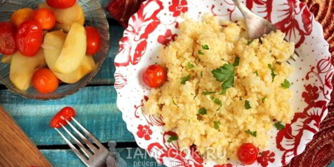 Рецепт пшенной каши на воде в мультиварке