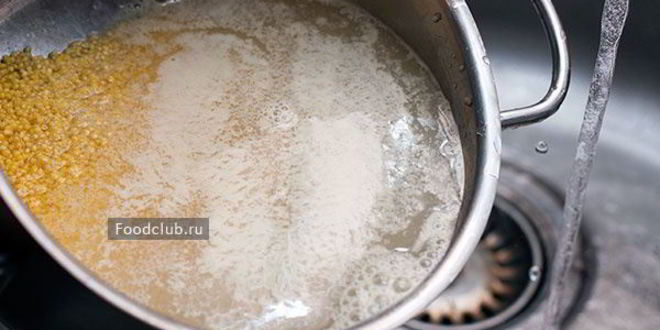 Рецепт пшенной каши на воде