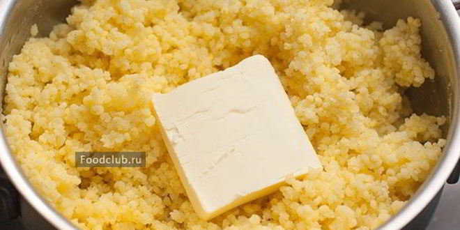 Рецепт пшенной каши на воде