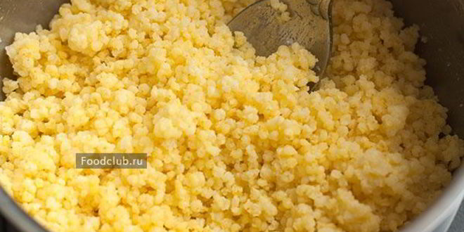 Рецепт пшенной каши на воде