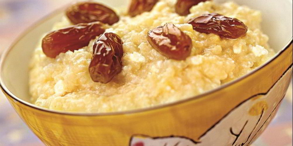 Как приготовить пшенную кашу с изюмом и творогом