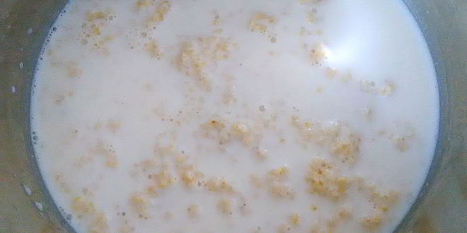 Рецепт пшенной каши с клюквой