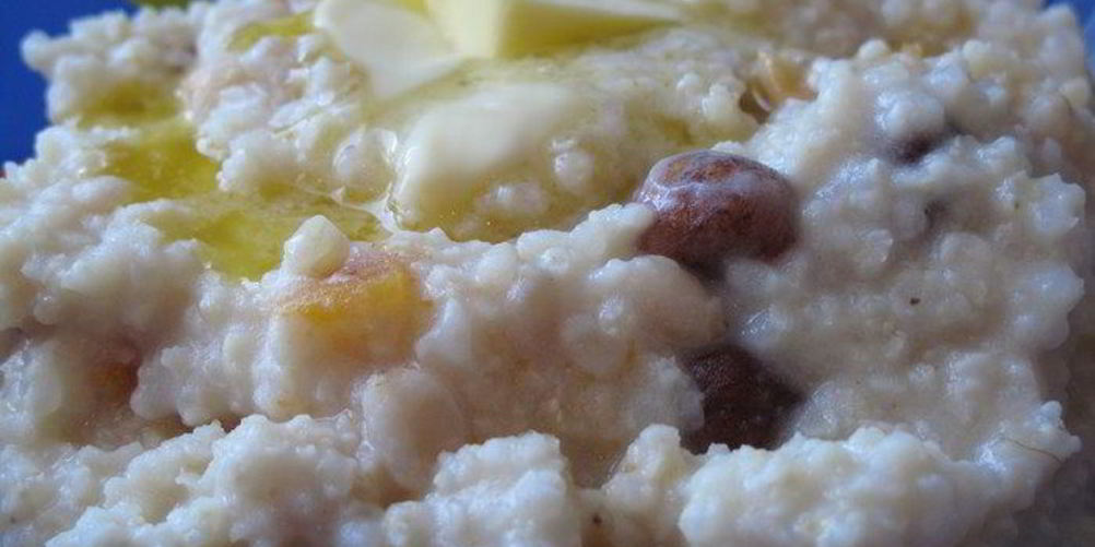 Как приготовить пшенную кашу с курагой и орехами