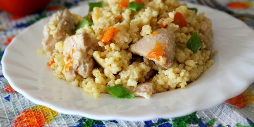 Как приготовить пшенную кашу с курицей