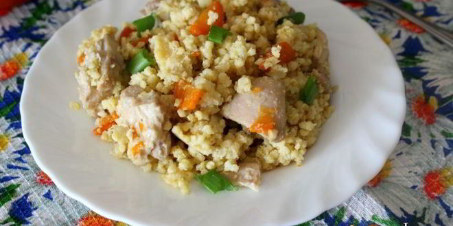 Рецепт пшенной каши с курицей