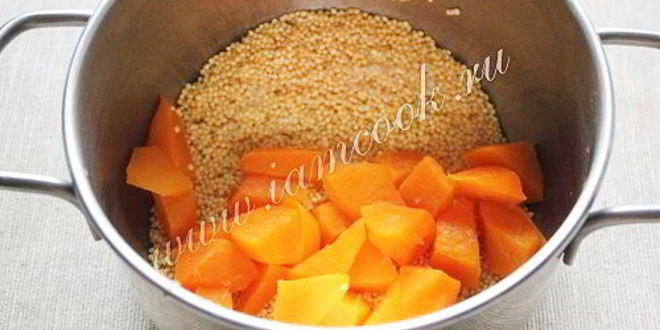 Рецепт пшенной каши с тыквой и медом