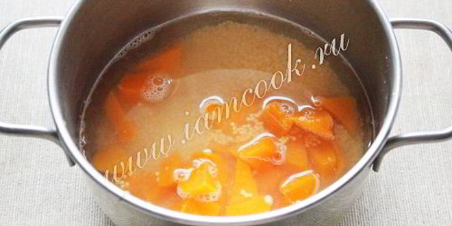 Рецепт пшенной каши с тыквой и медом