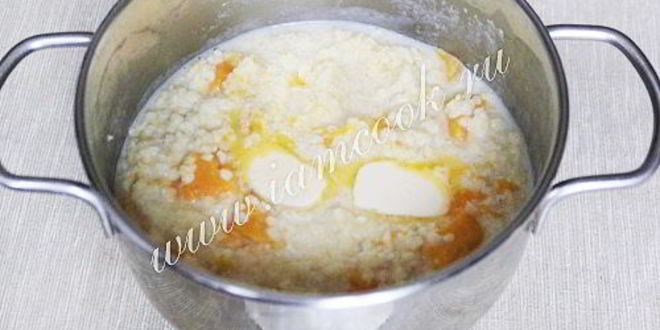 Рецепт пшенной каши с тыквой и медом