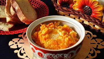 Рецепт Пшенной каши с тыквой в духовке