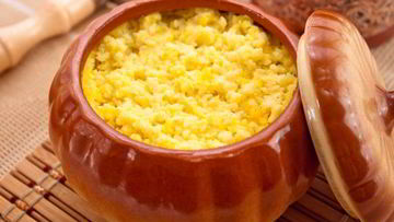 Рецепт Пшенной каши с тыквой в горшочке