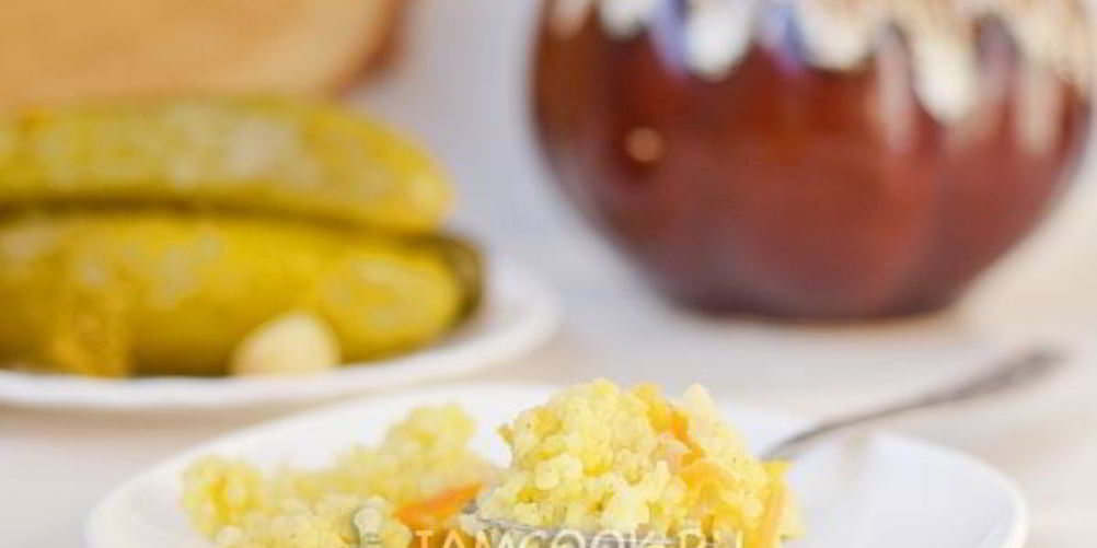 Как приготовить пшенную кашу в горшочках