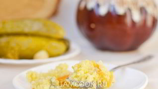 Рецепт Пшенной каши в горшочках