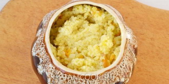 Рецепт пшенной каши в горшочках