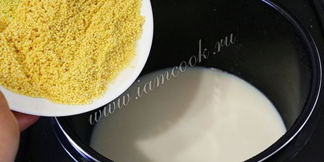 Рецепт пшенной каши в мультиварке