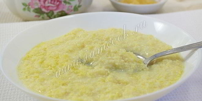 Рецепт пшенной каши в мультиварке