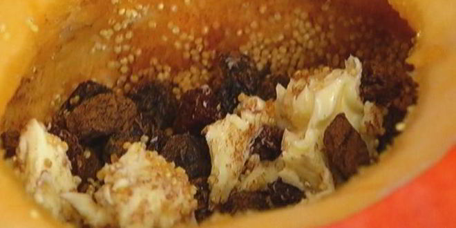 Рецепт пшенной каши в тыкве