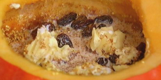 Рецепт пшенной каши в тыкве