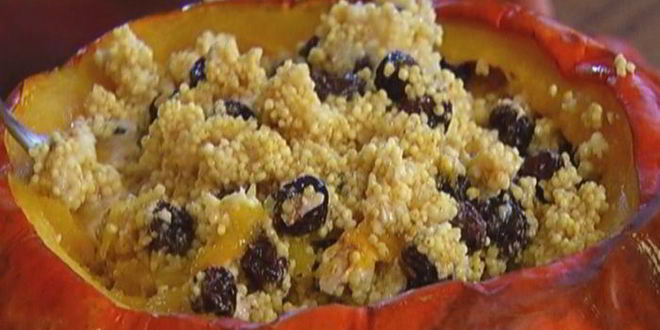 Рецепт пшенной каши в тыкве