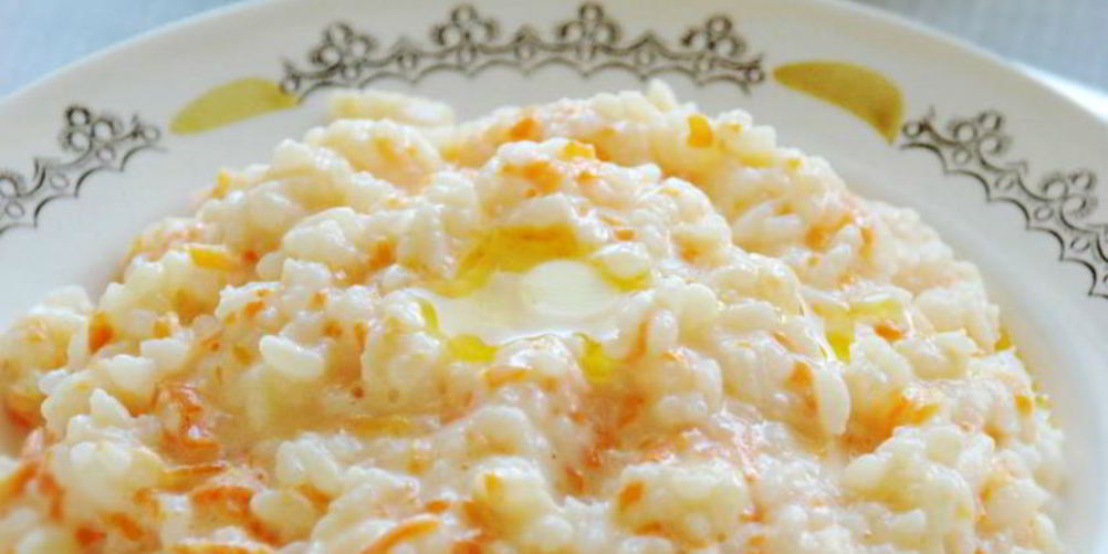 Как приготовить молочную рисовую кашу с тыквой