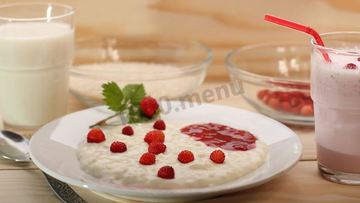 Рецепт Рисовой каши на козьем молоке
