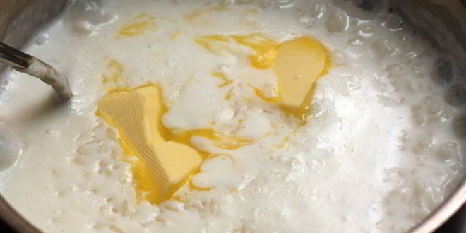 Рецепт рисовой каши на молоке