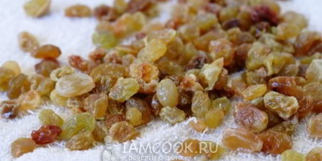 Рецепт рисовой каши на воде с изюмом