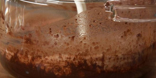 Рецепт рисовой каши с банановой карамелью и какао