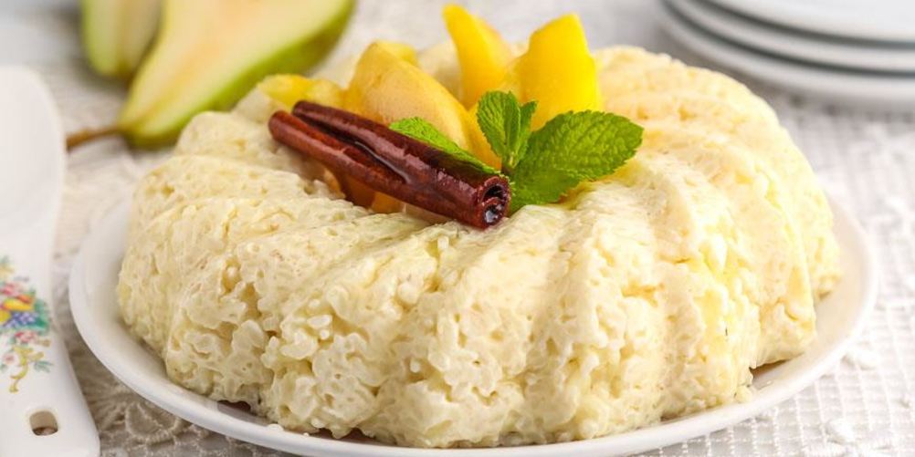 Как приготовить рисовую кашу с грушами