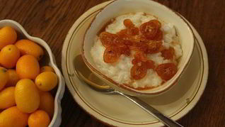 Рецепт Рисовой каши с карамелизированным кумкватом