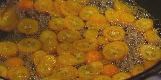 Рецепт рисовой каши с карамелизированным кумкватом