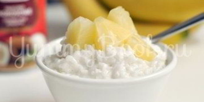 Рецепт рисовой каши с кокосовым молоком