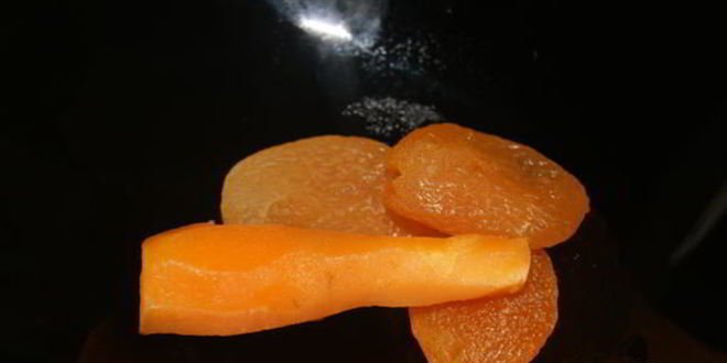 Рецепт рисовой каши с морковью и курагой