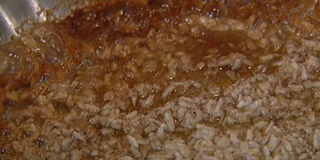 Рецепт рисовой каши с шоколадом и кокосовой карамелью