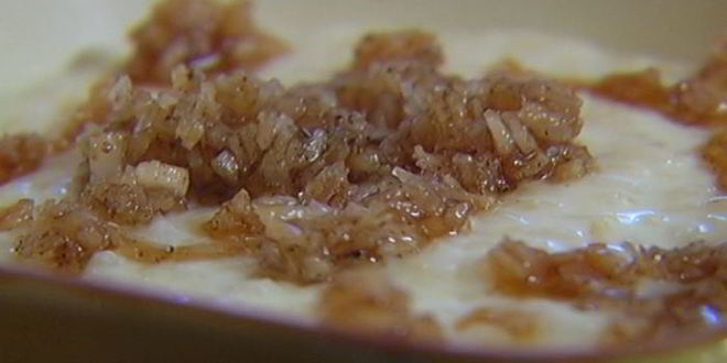 Рецепт рисовой каши с шоколадом и кокосовой карамелью