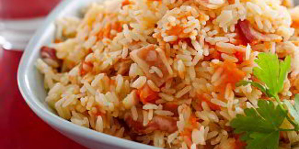 Как приготовить рисовую кашу с тыквой и беконом в мультиварке