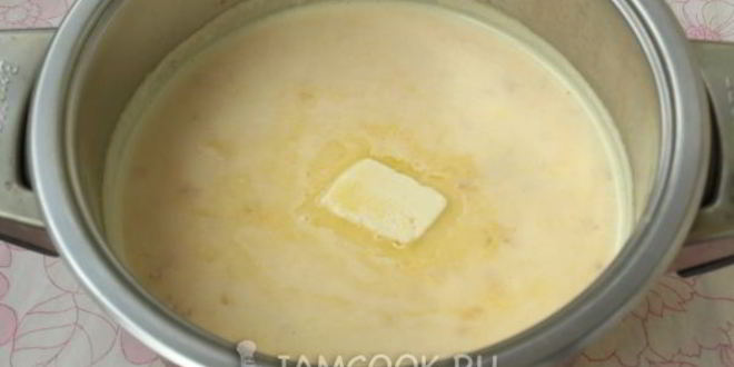 Рецепт рисовой каши с тыквой на молоке