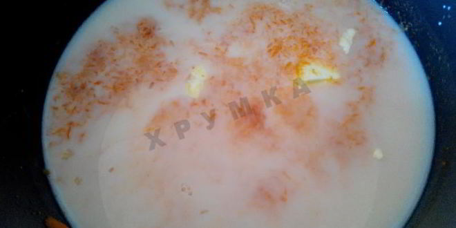 Рецепт рисовой каши с тыквой в мультиварке