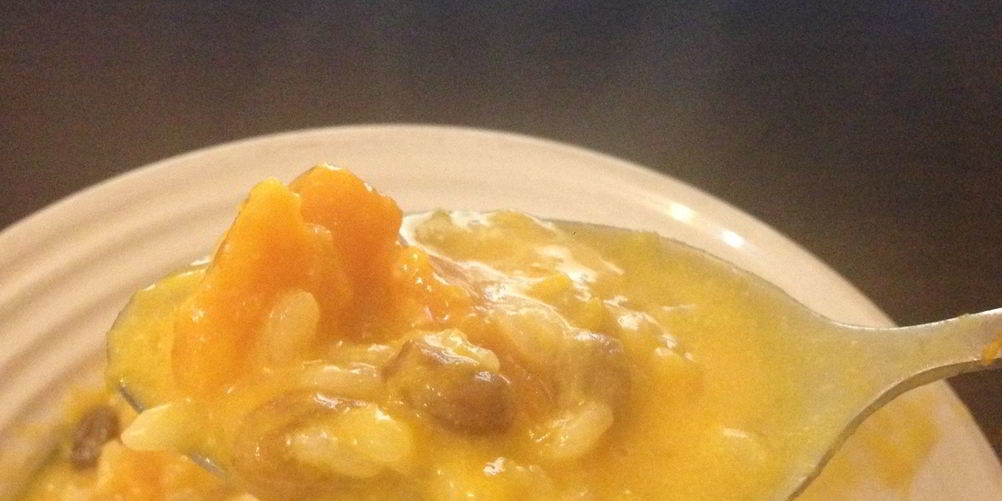 Как приготовить рисовую кашу с тыквой