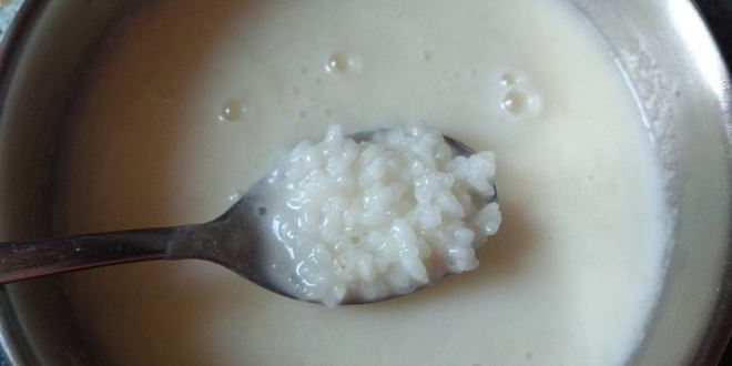 Рецепт рисовой каши с яблоками и корицей