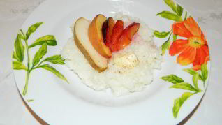 Рецепт Рисовой каши с запеченными фруктами