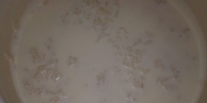 Рецепт рисовой каши с запеченными фруктами