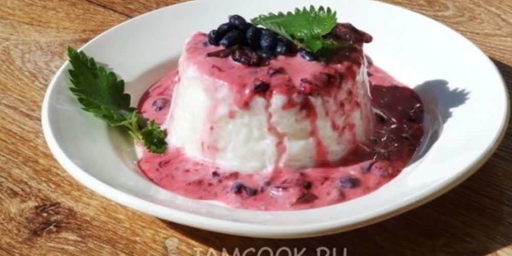 Как приготовить рисовую кашу с жимолостью